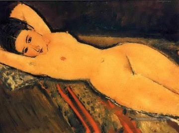  16 - nu couché avec les bras croisés sous la tête 1916 Amedeo Modigliani